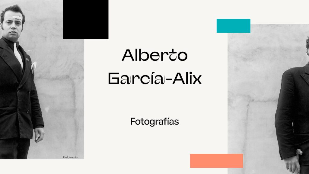 Portada del libro Fotografías de Alberto García-Alix con un retrato en blanco y negro de primer plano