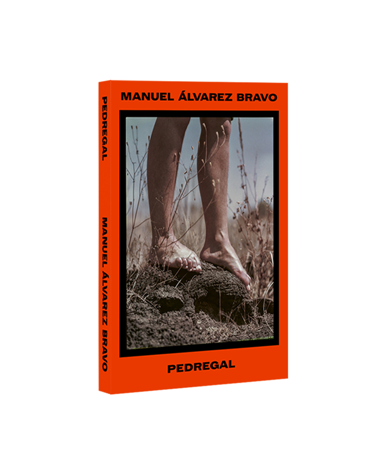 Portada del libro Pedregal de Manuel Álvarez Bravo, con fotografías inéditas, coeditado por Editorial RM