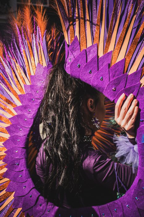 Fotografía de carnaval en Aretxabaleta por Tanya Fernández - Taller Jardín Remoto