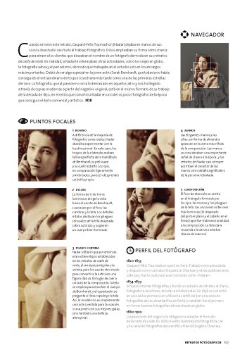 Páginas interiores del libro Fotografía Toda la historia mostrando el análisis detallado de obras maestras