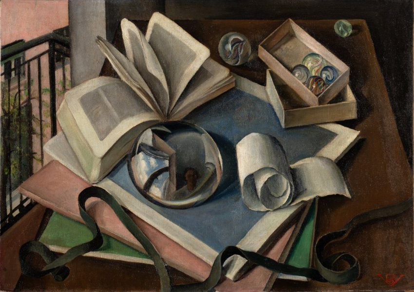 Rosario de Velasco Cosas, 1933 Óleo sobre lienzo. 45,5 x 65,5 cm. Colección privada. © Rosario de Velasco, VEGAP, Madrid, 2024