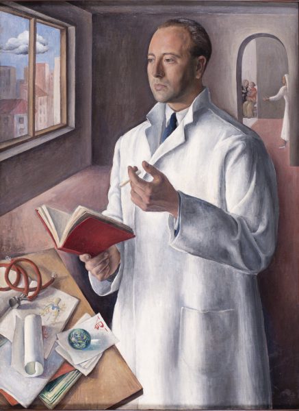Rosario de Velasco Retrato del doctor Luis de Velasco, hacia 1933 Óleo sobre lienzo. 114 x 84 cm. Colección José A. de Velasco. © Rosario de Velasco, VEGAP, Madrid, 2024