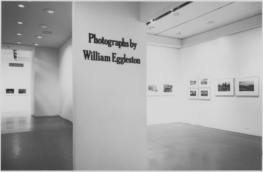 Exposición de William Eggleston en el MoMA en 1976